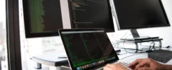 infraestrutura de ti computador com thin client em empresa