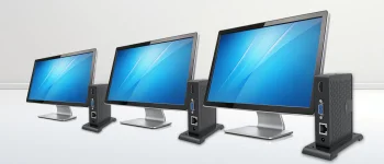 Computadores com terminal thin client econômico